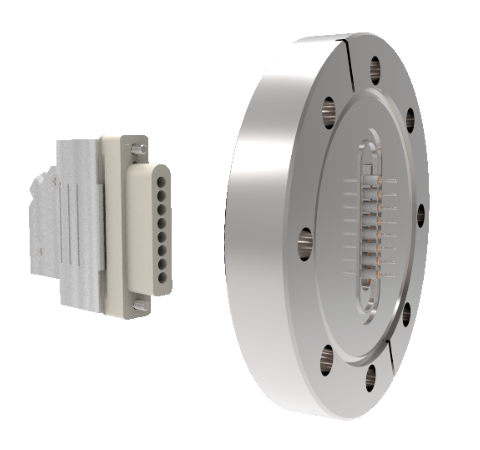 8 Pin 3kV 1 Amp 0.032 Stn Stl Conductor in a CF4.50 With Plug