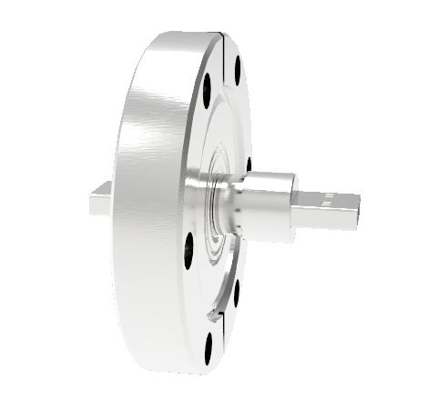 USB Compatible Double Ended Feedthrough, 30V, 1 Amp, in a CF2.75 Conflat Flange Without Plugs