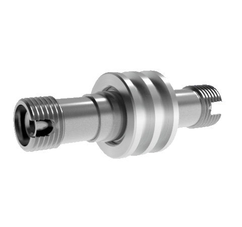 Fiber Optic Feedthrough, Single Mode, Hermetic, FC-FC Adapter, Bore Mount