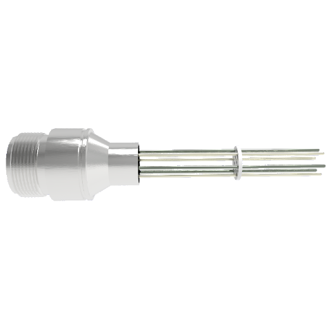 Thermocouple, Type K, 3 Pair, 5015 Circular Style, 0.062 Diameter Leads, Weld In, Without Plug