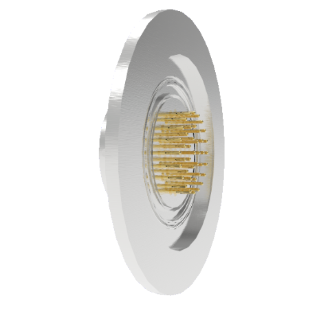 41 Pin Circular Connector, 26482 Series, 1kV, 3 Amp, Gold Plated Conductors, Single Ended, ISO KF50