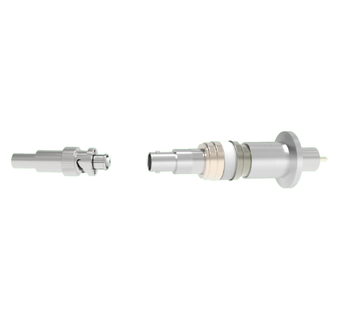 SHV Floating Shield 5kV 10 Amp 0.094 Nickel Conductor KF16 Flange With Plug
