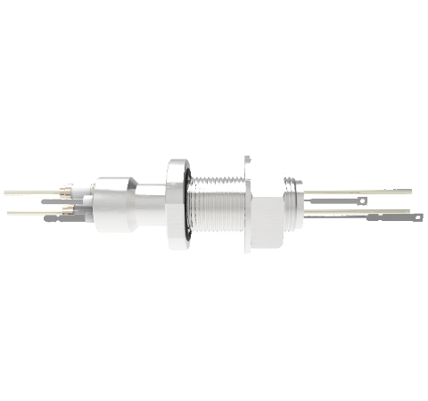 Type J 1 Pair Thermocouple Baseplate 5kV 16.5 Amp 0.094 Nickel Conductor 1 inch Bolt With Spade Plug