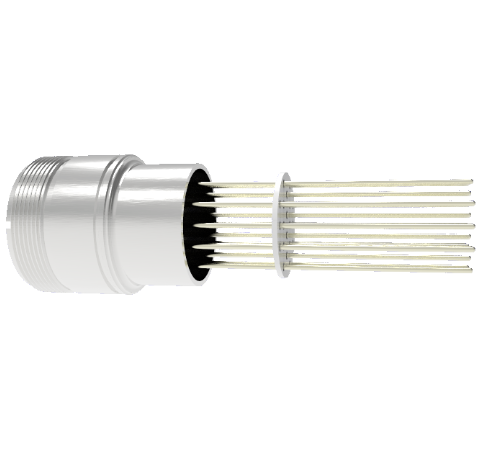 Thermocouple, Type K ,10 Pair circular connector in a Weld in adapter Without Plug