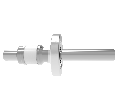 8kV Stainless Steel Tube Feedthrough, 0.750 Inch Conductor Diameter, 1 Pin on CF2.75 Conflat Flange