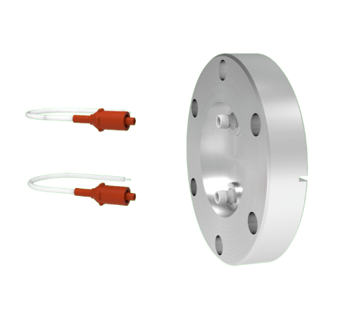 2 Pin 12kV 3 Amp 0.030 Gold Plated Molybdenum Conductor in a CF2.75 With Plug