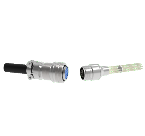 Thermocouple, Type K, 5 Pair Circular connector on Weld in adapter, With Plug