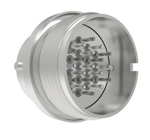 Thermocouple, Type K 9 Pair, 26482 Circular Style, Weld In, Without Plug