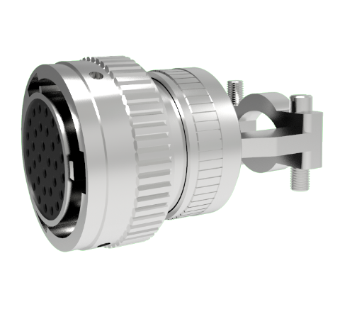 16 Pair Thermocouple Air Side Plug, Type K, MIL-C-26482 Circular Style, Contacts Included