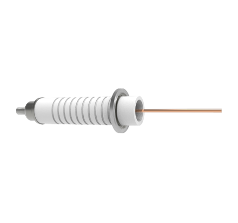 Single Pin Copper Conductor, 0.188 inch Conductor Diameter, 70KV, 135 Amps, 1/2-13 Thread Stn Stl Stud Conductor Weld
