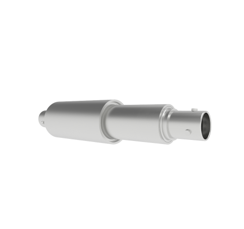 BNC Triaxial Grounded Shield Recessed Double Ended 400V 1.4 Amp Weld Without Plug