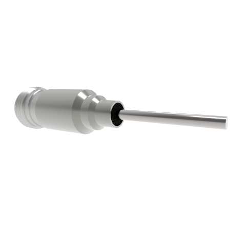 Type N 50 Ohm Grounded Shield Recessed 1.5kV 5 Amp 0.121 416 Stn. Stl. Conductor Weld Without Plug