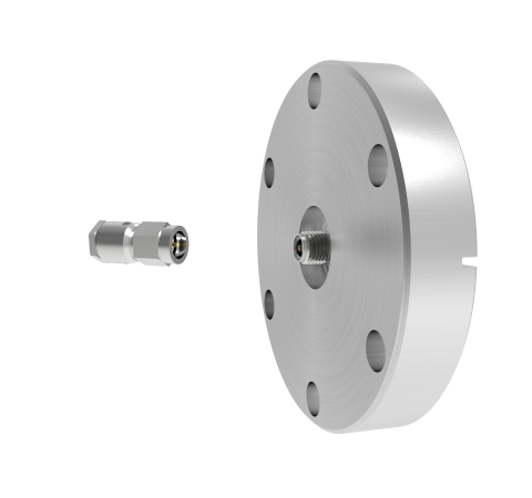 SMA 50 Ohm Grounded Shield Recessed 500V 0.8 Amp CF2.75 Flange With Plug