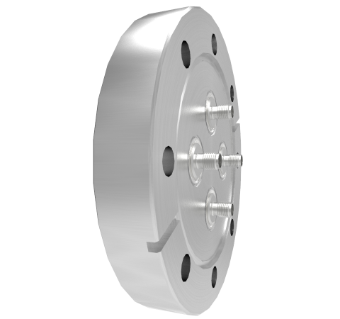 SMA 50 Ohm Grounded Shield 500V 0.8 Amp 4 each in a CF4.50 Flange Without Plug