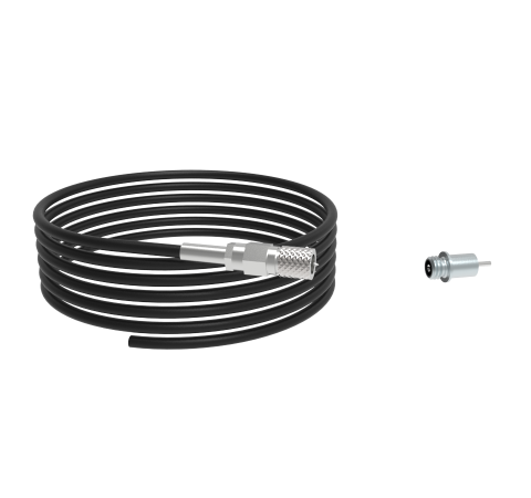 Microdot Feedthrough, 1KV, 2 Amp, 0.042 inch Inconel Conductor, Weld In, With Plug