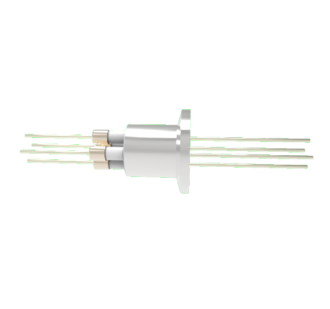 0.050 Conductor Diameter 4 Pin 6kV 8.2 Amp Nickel Conductor in a KF16