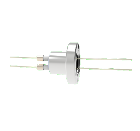 0.050 Conductor Diameter 2 Pin 6kV 8.2 Amp Nickel Conductor in a CF1.33