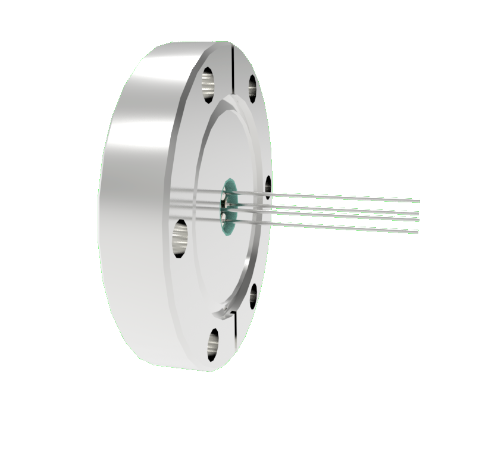 0.032 Conductor Diameter 4 Pin 2kV 1.1 Amp 304 Stn. Stl. Conductor in a CF2.75