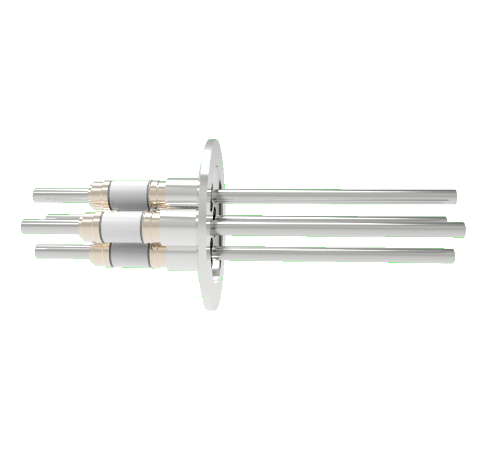 0.250 Conductor Diameter 4 Pin 12kV 12 Amp 304 Stn. Stl. Conductor in a KF50