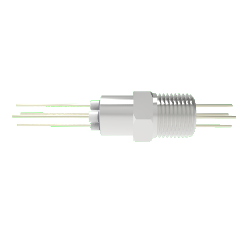 0.050 Conductor Diameter 4 Pin 3kV 8.2 Amp Nickel Conductor in a NPT 1/2