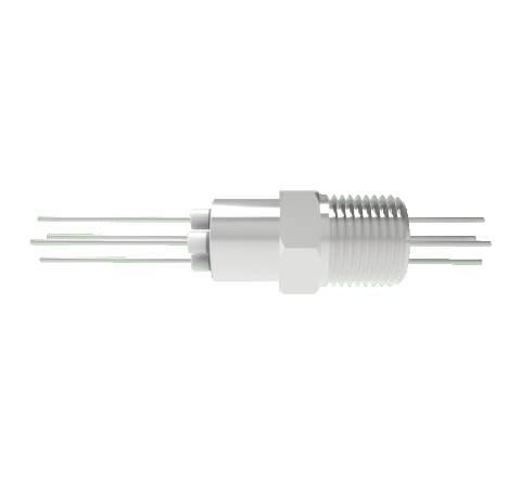 0.050 Conductor Diameter 4 Pin 3kV 1.8 Amp 304 Stn. Stl. Conductor in a NPT 1/2