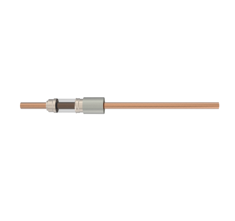 0.250 Conductor Diameter, SAPPHIRE INSULATOR, 1 Pin 12kV 185 Amp Copper Conductor Weld