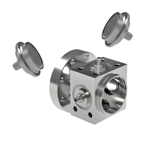 Custom Beam Position Monitoring Assemblies: 50 OHM Matched BPM Buttons, SMA, Type-N, etc.