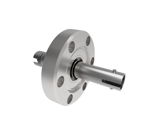 Fiber Optic Feedthrough, Multimode, Hermetic, ST-FC Adapter, in a CF1.33 Conflat Flange