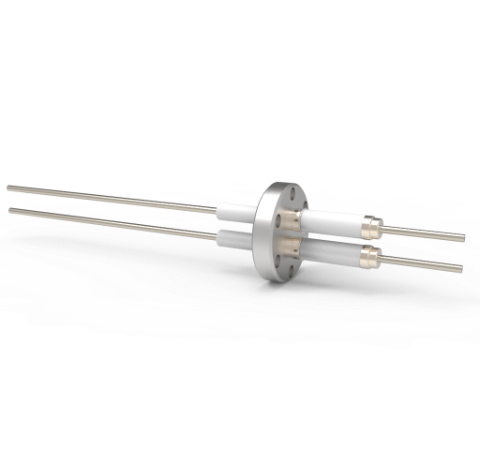 0.094 Conductor Diameter 2 Pin 12kV 16.5 Amp Nickel Conductor in a CF1.33