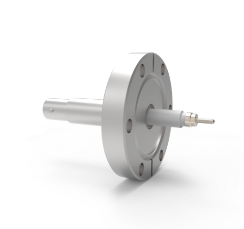 SHV Grounded Shield Exposed 20kV 16.5 Amp 0.094 Nickel Conductor CF2.75 Flange Without Plug