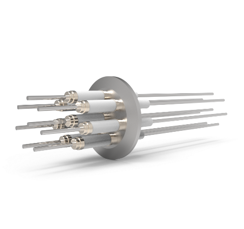 0.094 Conductor Diameter 8 Pin 12kV 3.6 Amp 304 Stn. Stl. Conductor in a KF40