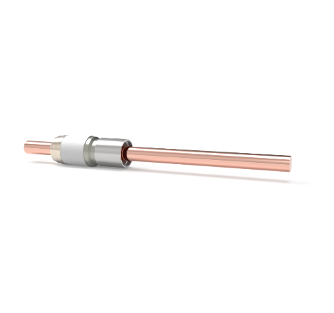 0.375 Conductor Diameter 1 Pin 8kV 330 Amp Copper Conductor Weld